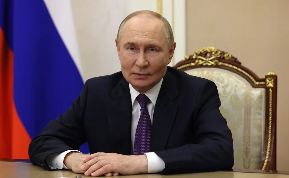 Владимир Путин во время обращения в августе 2025 года